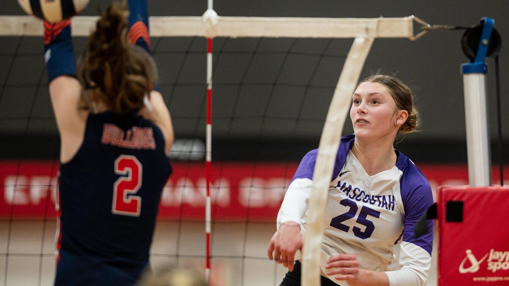 Mascoutah falls to Mahomet-Seymour in three-set super-sectional affair